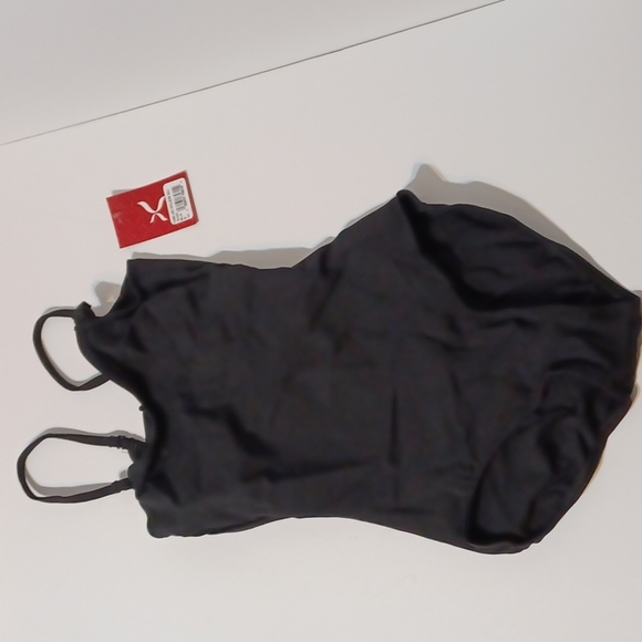 Capezio Girls Adjustable Strap Leotard TB1420 Black - Picture 1 of 9